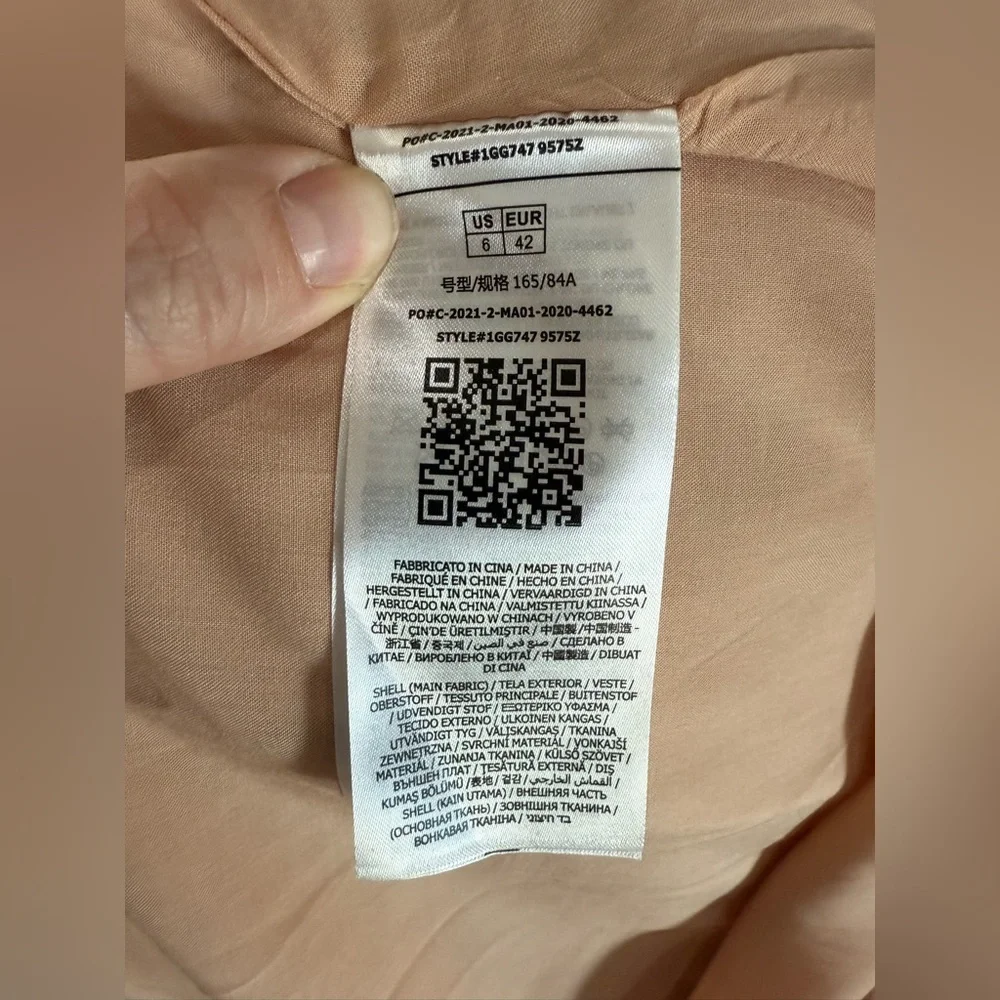 ✨ NWT Marciano by Guess Blush Shirt Dress - Size M✨ - Picture 15 of 16